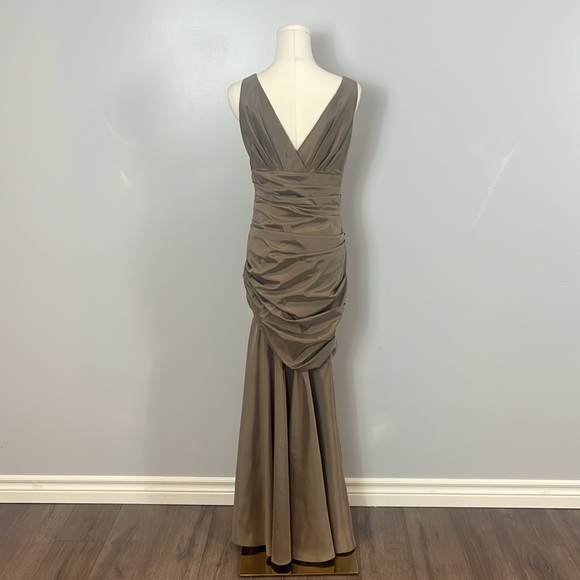 THEIA Taupe Formal Dress Gown - Picture 5 of 17